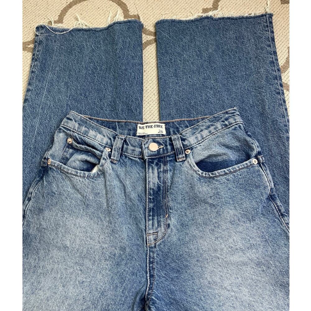 We The Free Tinsley Baggy High Rise Wide Leg Jeans Size 26 Raw Hem,
OB1588873 - Picture 2 of 15